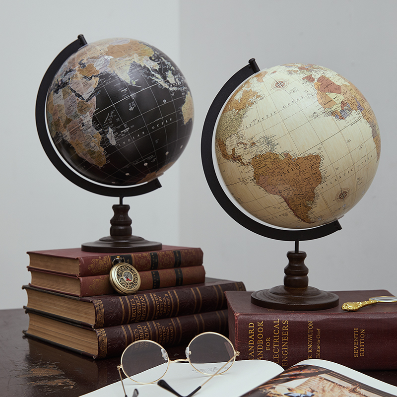 Office Technologies - Thế Giới Globo Mapa Vintage Châu